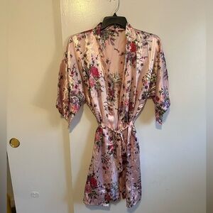 Floral Pink Women's Robe